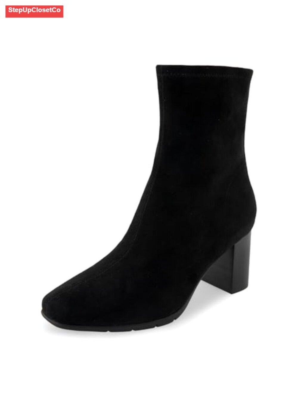 Miley Mid-Calf Boots with Memory Foam & Block Heel